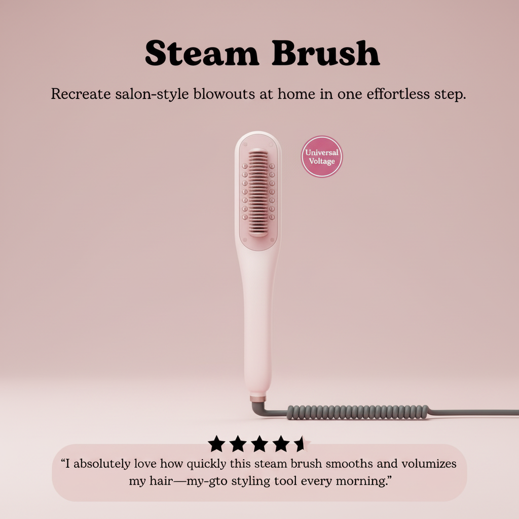Steam brush